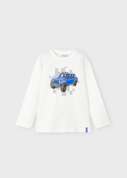 MAYORAL chlapčenské bavlnené tričko s potlačou