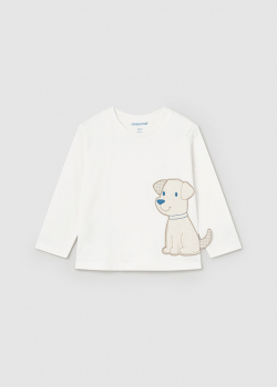 MAYORAL chlapčenské bavlnené tričko so psíkom